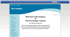 Desktop Screenshot of boxsurgery.nhs.uk